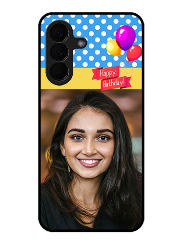 Custom Samsung Galaxy A57 5G Custom Glass Phone Case - Happy Birthday Design