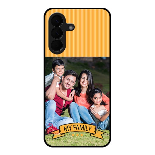 Samsung Galaxy A57 5G Custom Glass Phone Case - My Family Design