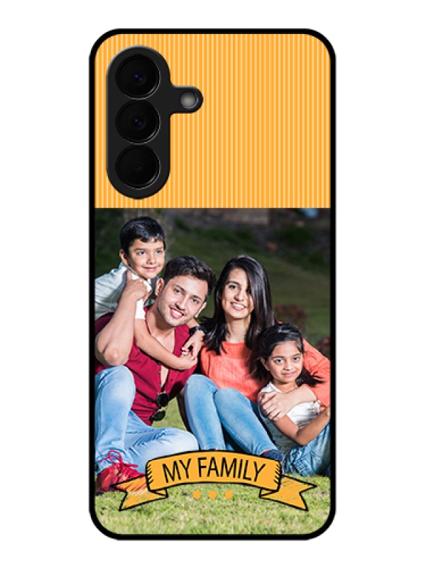 Custom Samsung Galaxy A57 5G Custom Glass Phone Case - My Family Design