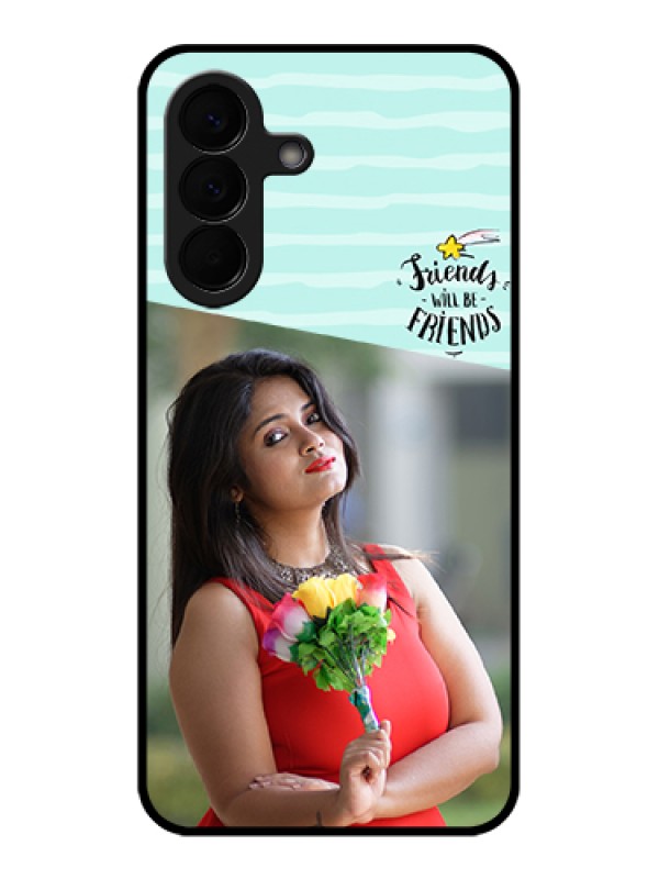 Custom Samsung Galaxy A57 5G Custom Glass Phone Case - Friends Picture Icon Design