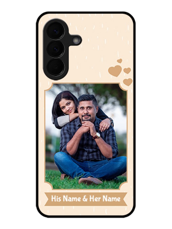 Custom Samsung Galaxy A57 5G Custom Glass Phone Case - With Confetti Love Design