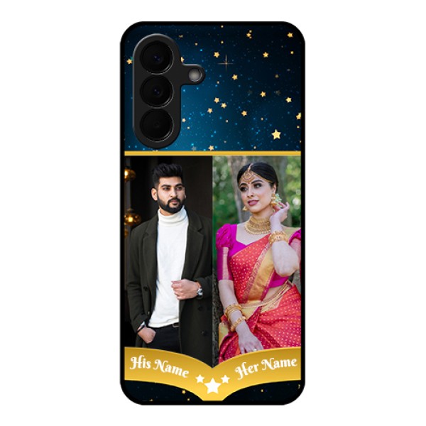 Samsung Galaxy A57 5G Custom Glass Phone Case - Galaxy Stars Backdrop Design Samsung Galaxy A57 5G Custom Glass Phone Case - Galaxy Stars Backdrop Design