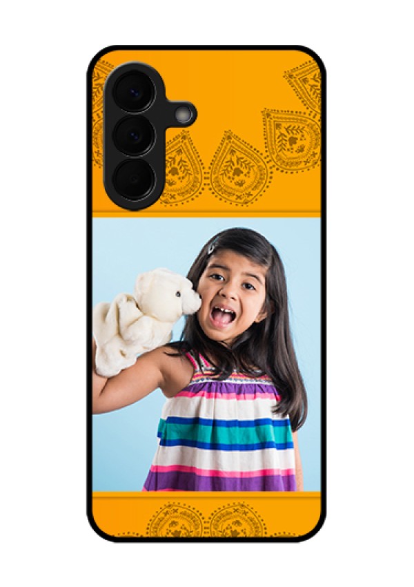 Samsung Galaxy A57 5G Custom Glass Phone Case - Photo Wedding Design