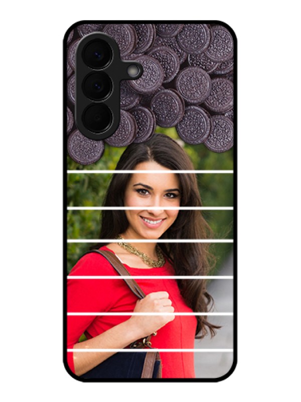 Custom Samsung Galaxy A57 5G Custom Glass Phone Case - With Oreo Biscuit Design