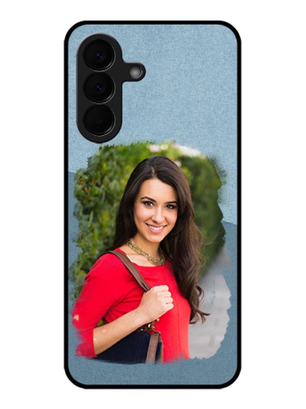 Custom Samsung Galaxy A57 5G Custom Glass Phone Case - Grunge Line Art Design