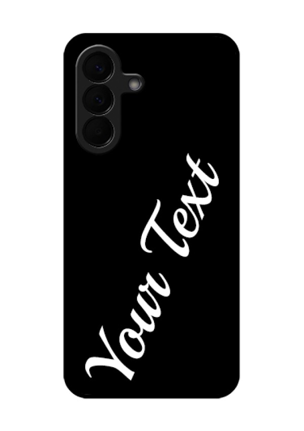 Samsung Galaxy A57 5G Custom Glass Phone Case - With Your Name Design