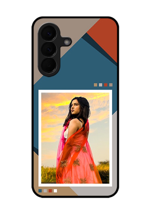 Samsung Galaxy A57 5G Custom Glass Phone Case - Retro Color Pallet Design
