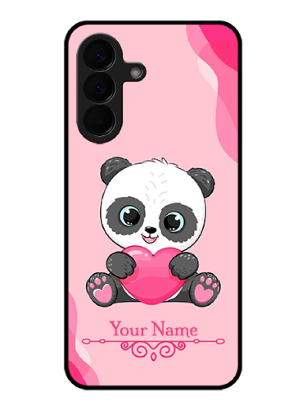 Custom Samsung Galaxy A57 5G Custom Glass Phone Case - Cute Panda Design