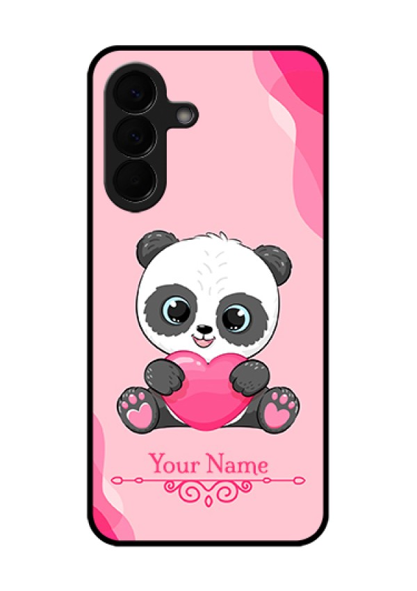 Samsung Galaxy A57 5G Custom Glass Phone Case - Cute Panda Design