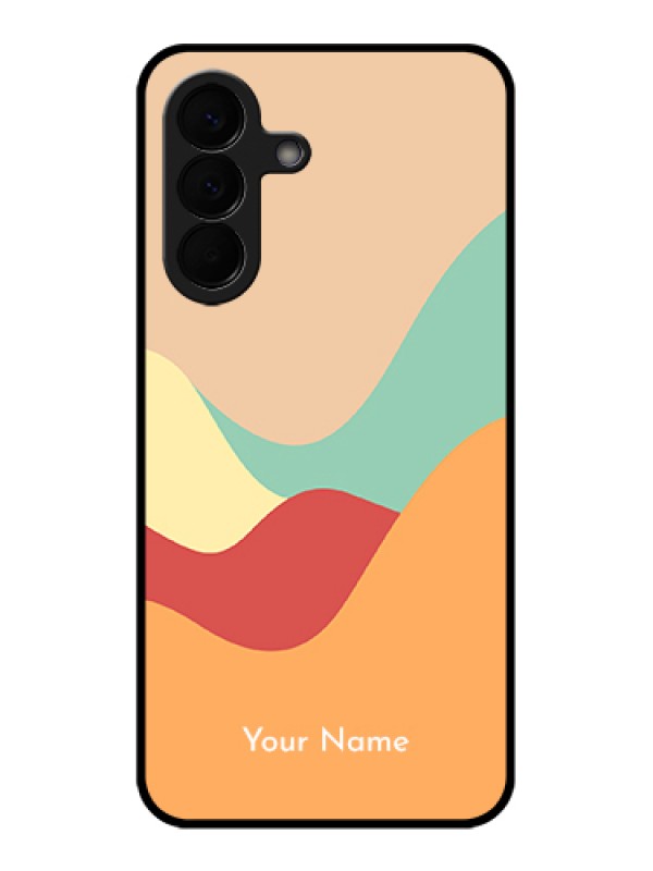 Custom Samsung Galaxy A57 5G Custom Glass Phone Case - Ocean Waves Multi - Colour Design