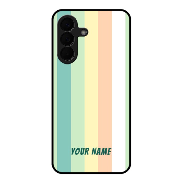 Samsung Galaxy A57 5G Custom Glass Phone Case - Multi - Colour Stripes Design Samsung Galaxy A57 5G Custom Glass Phone Case - Multi - Colour Stripes Design