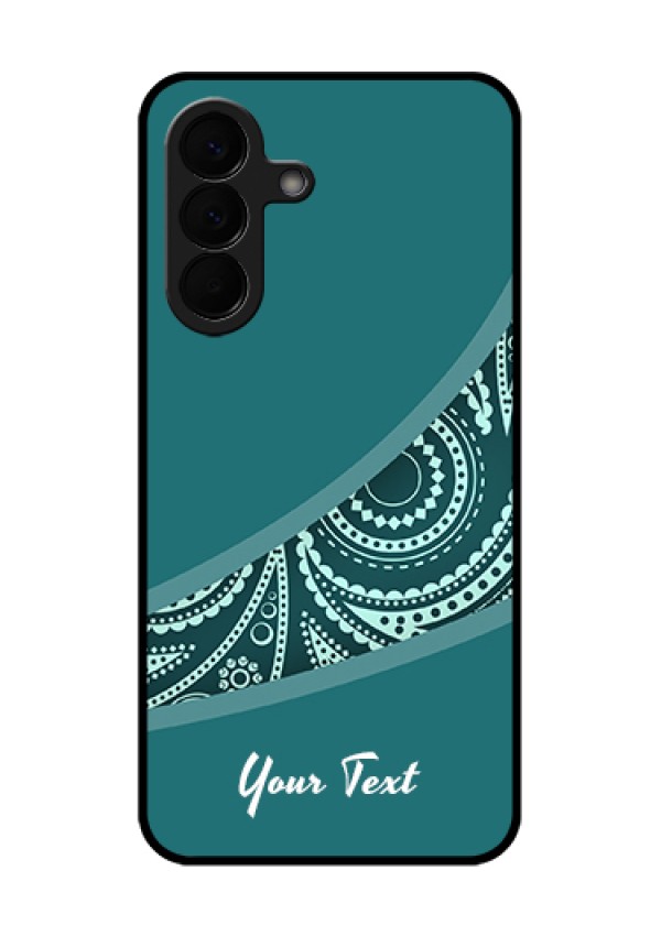 Samsung Galaxy A57 5G Custom Glass Phone Case - Semi Visible Floral Design