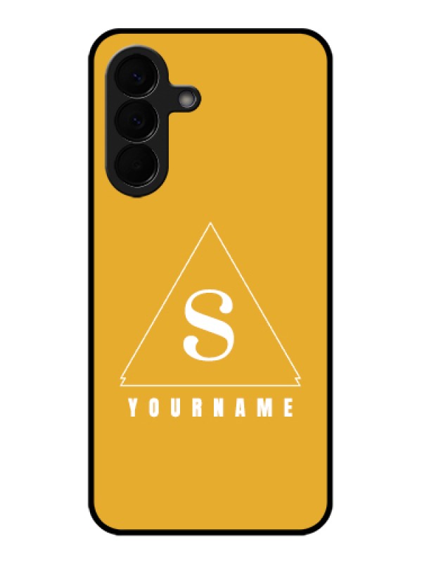 Custom Samsung Galaxy A57 5G Custom Glass Phone Case - Simple Triangle Design