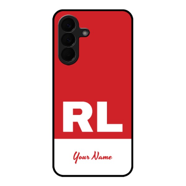 Samsung Galaxy A57 5G Custom Glass Phone Case - Dual Tone Custom Text Design Samsung Galaxy A57 5G Custom Glass Phone Case - Dual Tone Custom Text Design