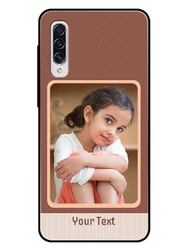 Custom Samsung Galaxy A70 Custom Glass Phone Case  - Simple Pic Upload Design
