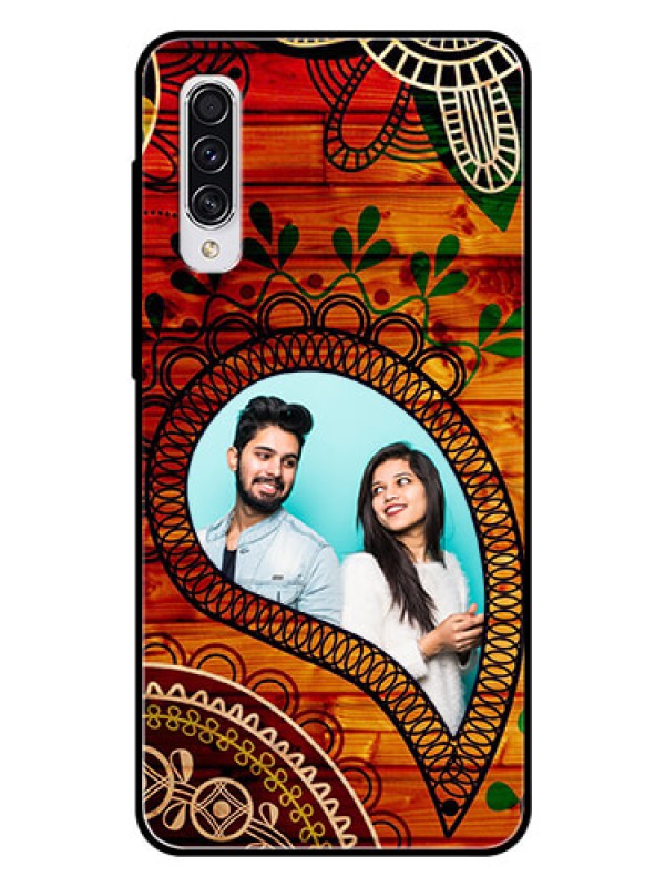 Custom Samsung Galaxy A70 Personalized Glass Phone Case  - Abstract Colorful Design