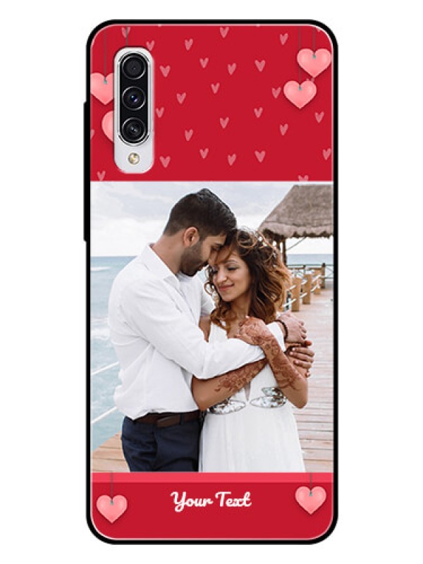 Custom Samsung Galaxy A70 Custom Glass Phone Case  - Valentines Day Design
