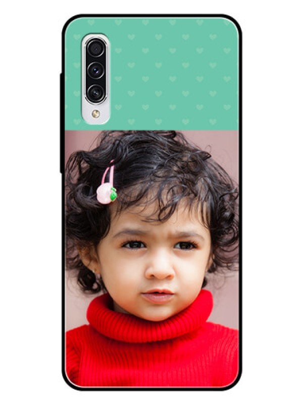 Custom Samsung Galaxy A70s Custom Glass Phone Case  - Lovers Picture Design