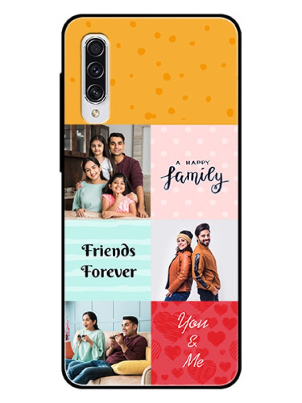 Custom Samsung Galaxy A70s Personalized Glass Phone Case  - Images with Quotes Design