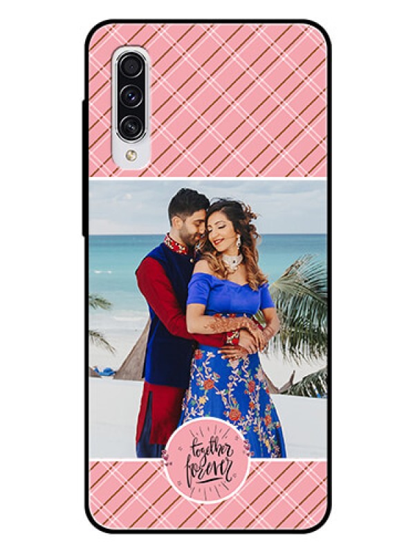 Custom Samsung Galaxy A70s Personalized Glass Phone Case  - Together Forever Design