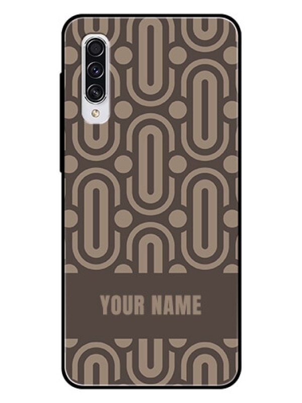 Custom Galaxy A70s Custom Glass Phone Case - Captivating Zero Pattern Design