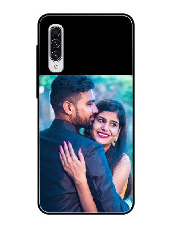 Custom Galaxy A70S Custom Glass Phone Case - Upload Full Picture With Custom Color Design