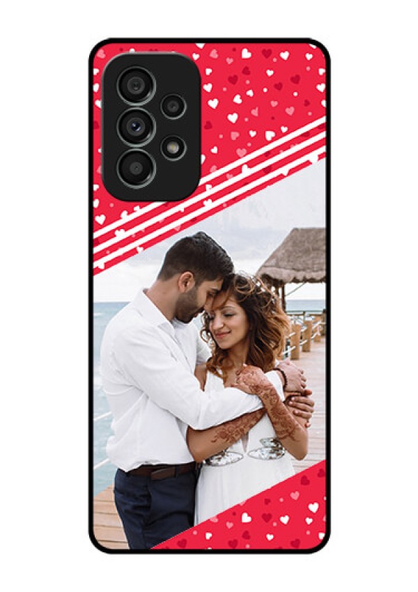 Galaxy A73 5G Custom Glass Mobile Case - Valentines Gift Design