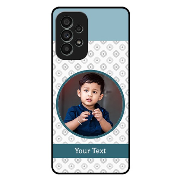 Galaxy A73 5G Personalized Glass Phone Case - Premium Cover Design