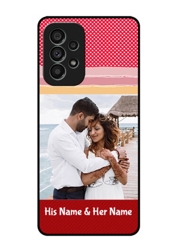 Galaxy A73 5G Custom Glass Mobile Case - Premium Case Design