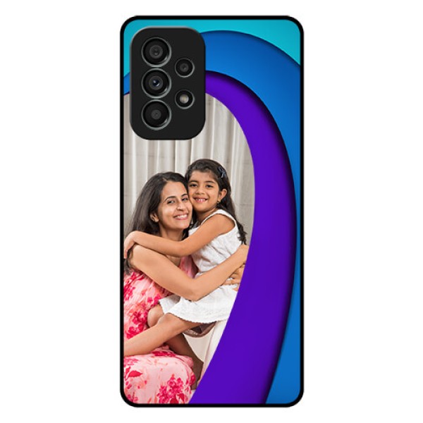 Galaxy A73 5G Photo Printing on Glass Case - Simple Pattern Design Galaxy A73 5G Photo Printing on Glass Case - Simple Pattern Design