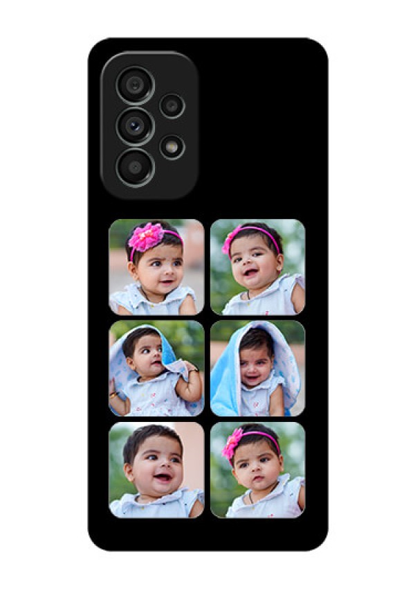 Galaxy A73 5G Photo Printing on Glass Case - Multiple Pictures Design