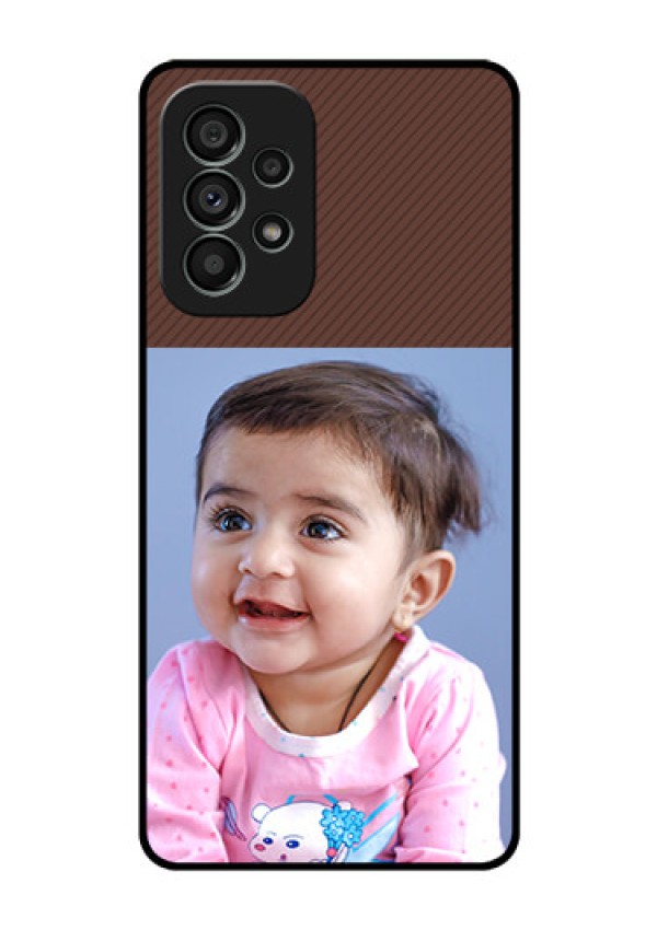 Galaxy A73 5G Custom Glass Mobile Case - Elegant Case Design