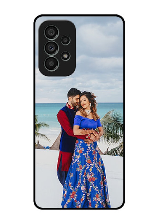 Galaxy A73 5G Photo Printing on Glass Case - Upload Full Picture Design
