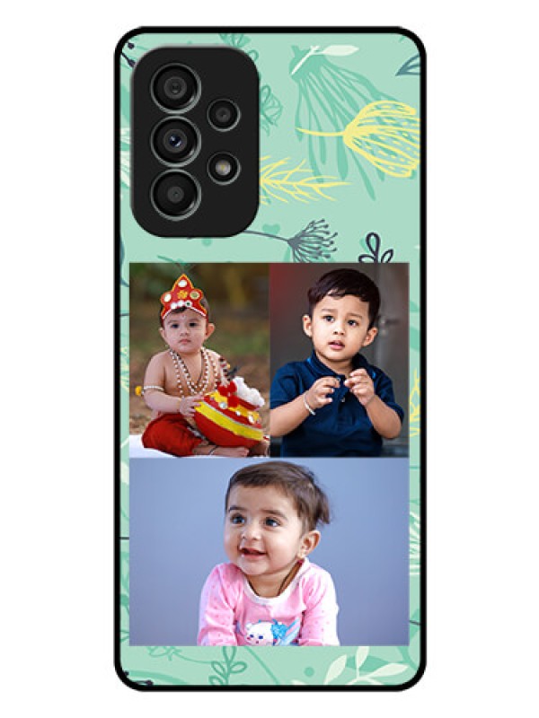 Custom Galaxy A73 5G Photo Printing on Glass Case - Forever Family Design