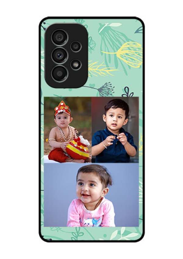 Galaxy A73 5G Photo Printing on Glass Case - Forever Family Design