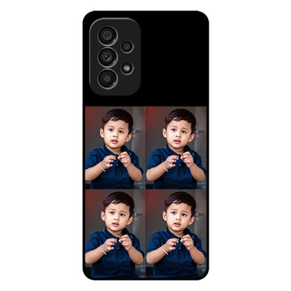 Galaxy A73 5G 4 Image Holder on Glass Mobile Cover