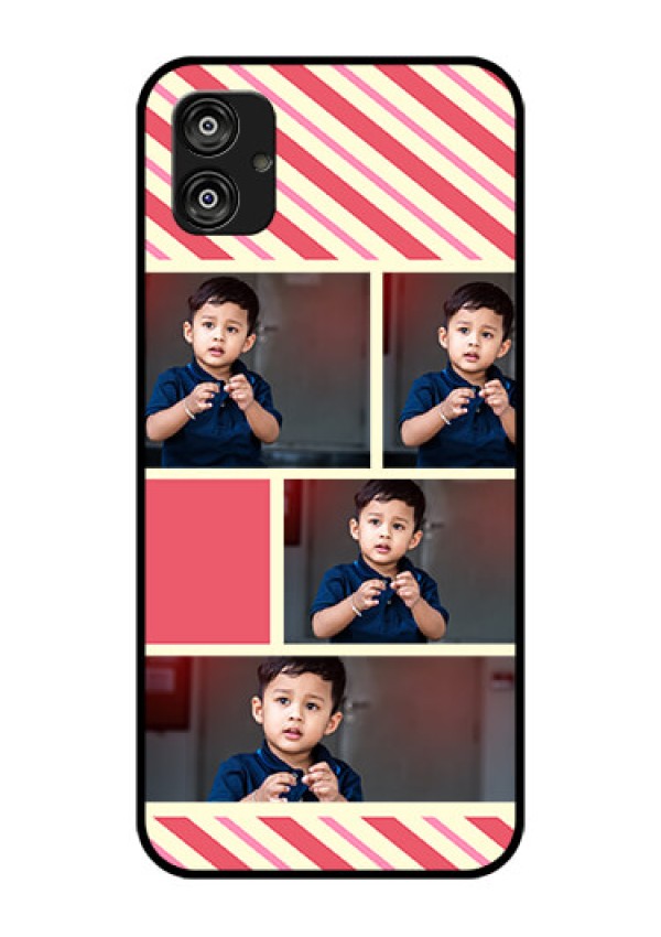 Samsung Galaxy F04 Personalized Glass Phone Case - Picture Upload Mobile Case Design