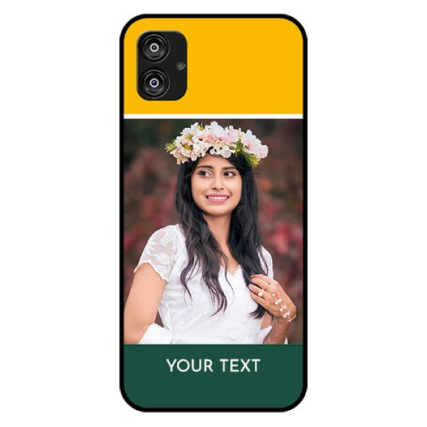 Samsung Galaxy F04 Photo Printing on Glass Case - Love You Design