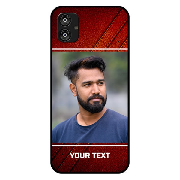 Samsung Galaxy F04 Personalized Glass Phone Case - Leather Phone Case Design Samsung Galaxy F04 Personalized Glass Phone Case - Leather Phone Case Design