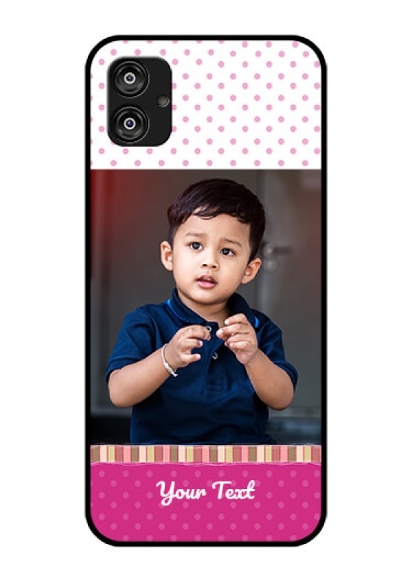 Samsung Galaxy F04 Photo Printing on Glass Case - Cute Girls Cover Design