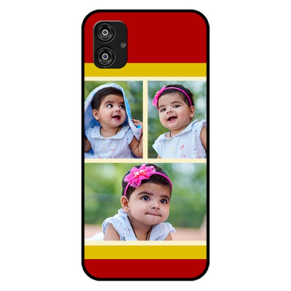 Samsung Galaxy F04 Custom Glass Mobile Case - Multiple Pic Upload Design Samsung Galaxy F04 Custom Glass Mobile Case - Multiple Pic Upload Design
