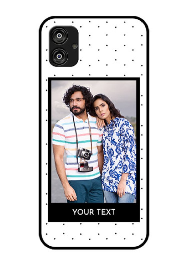 Samsung Galaxy F04 Photo Printing on Glass Case - Premium Design