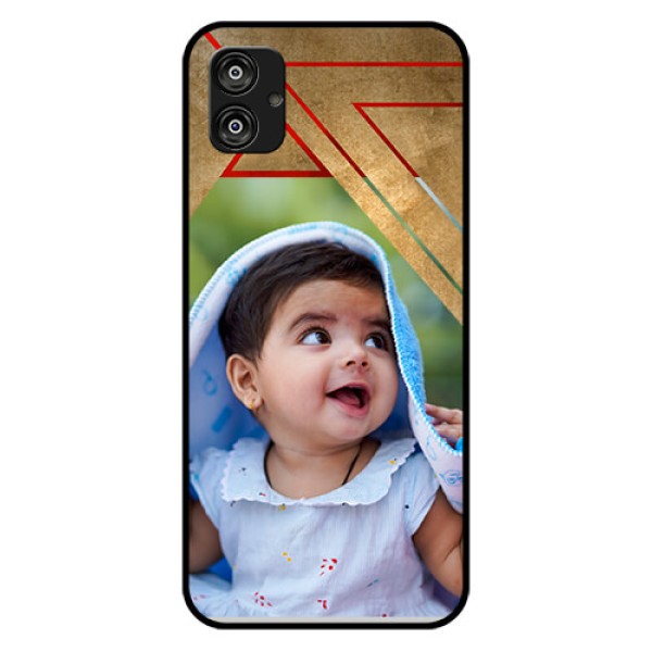 Samsung Galaxy F04 Personalized Glass Phone Case - Gradient Abstract Texture Design Samsung Galaxy F04 Personalized Glass Phone Case - Gradient Abstract Texture Design
