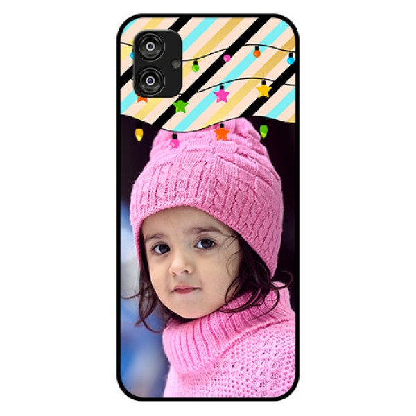 Samsung Galaxy F04 Custom Glass Mobile Case - Lights Hanging Design