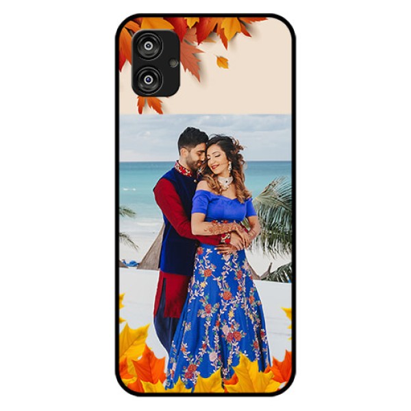 Samsung Galaxy F04 Photo Printing on Glass Case - Autumn Maple Leaves Design Samsung Galaxy F04 Photo Printing on Glass Case - Autumn Maple Leaves Design