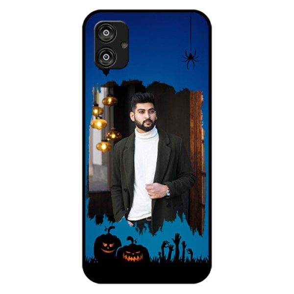 Samsung Galaxy F04 Photo Printing on Glass Case - with pro Halloween design Samsung Galaxy F04 Photo Printing on Glass Case - with pro Halloween design