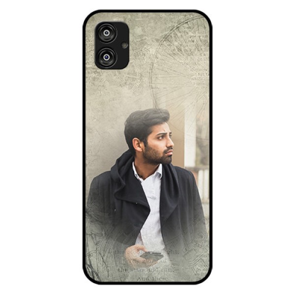 Samsung Galaxy F04 Custom Glass Phone Case - with vintage design