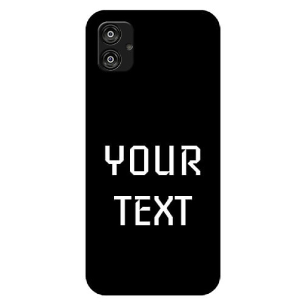 Samsung Galaxy F04 Your Name on Glass Phone Case