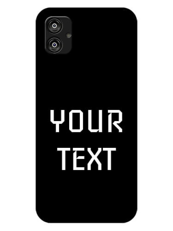 Custom Samsung Galaxy F04 Your Name on Glass Phone Case