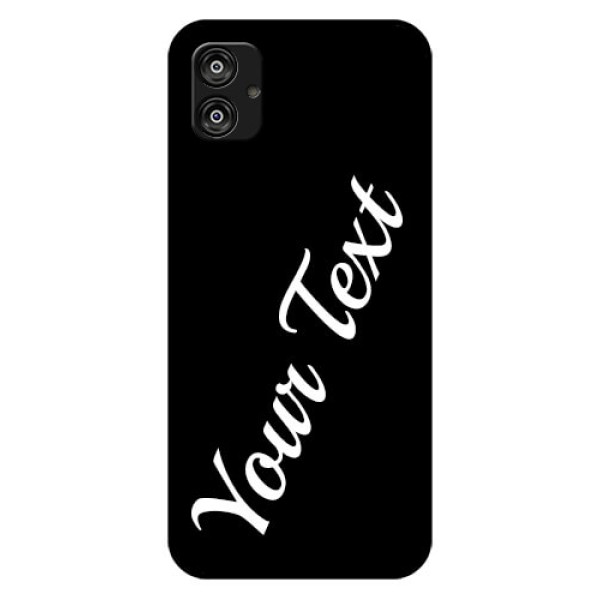 Samsung Galaxy F04 Custom Glass Mobile Cover with Your Name